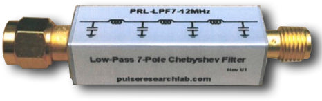 Low-Pass Filter, 7 Pole Chebyshev, 12 MHz