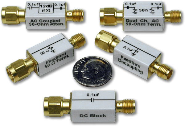 PRL-SC-225, DC Block, SMA M/F, 2.2 �f Coupling Capacitor