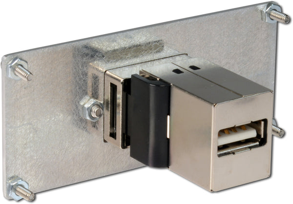 End plate with USB B/A panel mount insert and mounting hardware – Pulse ...