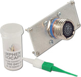 End plate, with D38999/20FC35SN Receptacle