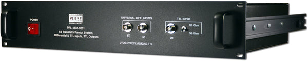 1:8 Differential Fanout Buffer System, Univ. Diff./TTL Input, TTL Outputs