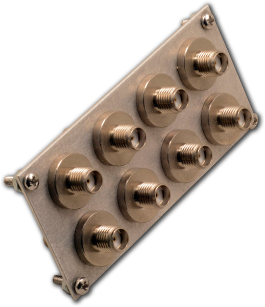 End plate, with 8 SMA bulkhead adapters and mounting hardware – Pulse ...