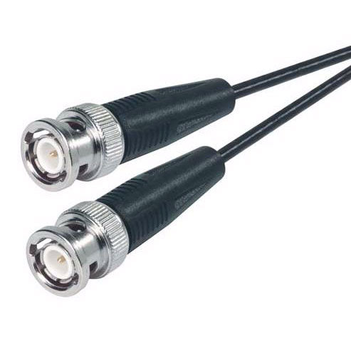 Cable, RG-174 50 Ohm coaxial with BNC plugs, Length in ft.