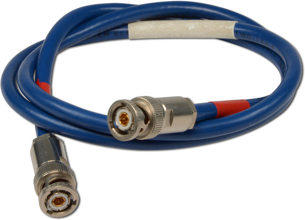 Cable, Shielded Twisted Pair, 124 Ohm Triax to Triax, Length in inches