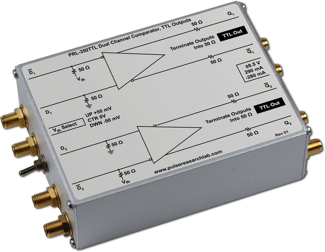Ttl Comparator 2 Channel Comparator, TTL Outputs – Pulse Research Lab