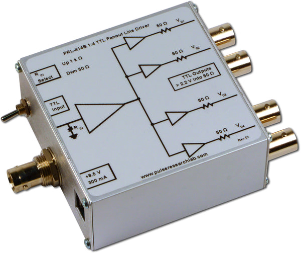 1:4 TTL/CMOS Fanout Buffer and Line Driver