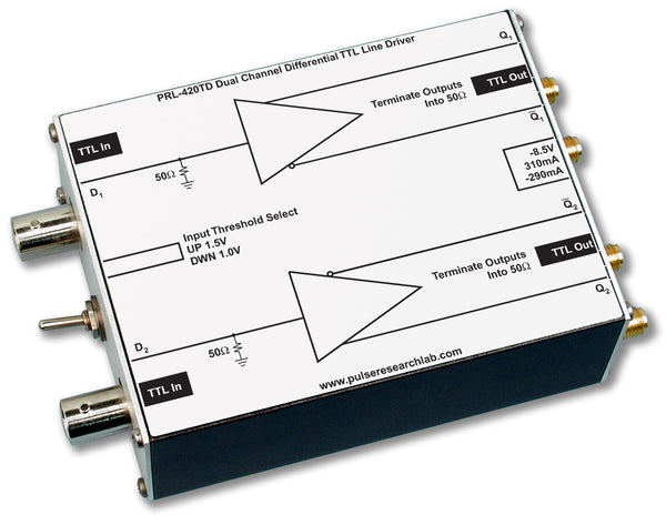 PRL-420TD-OEM, 2 Ch. Translator, TTL to Differential TTL, No Power Supply