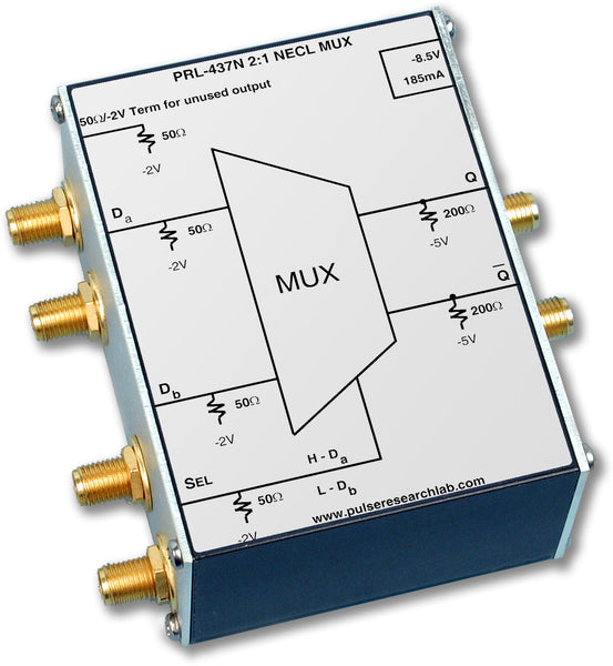 PRL-437N-OEM, 2:1 Mux, NECL, No Power Supply