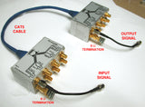 Adapter module, RJ45 to 8 SMA Female
